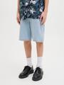 JJITONY JJORIGINAL SHORTS SQ 738 JNR 140 Locker geschnitten - Blue Denim