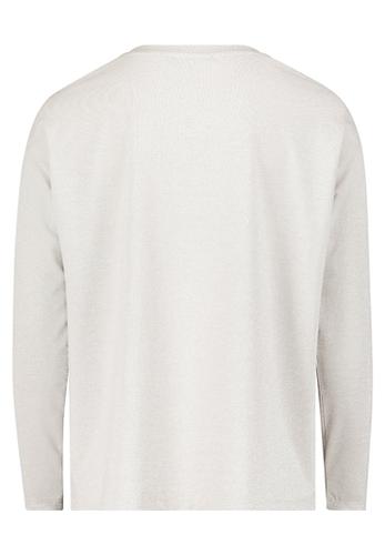 Blusenshirt 42 Lässig - Beige/schwarz