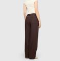 MAC JEANS - CHIARA BELT, Pure linen 42/30 Wide Fit - Braun