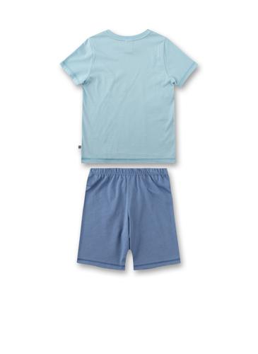 Schlafanzug kurz 092 - Milky Blue