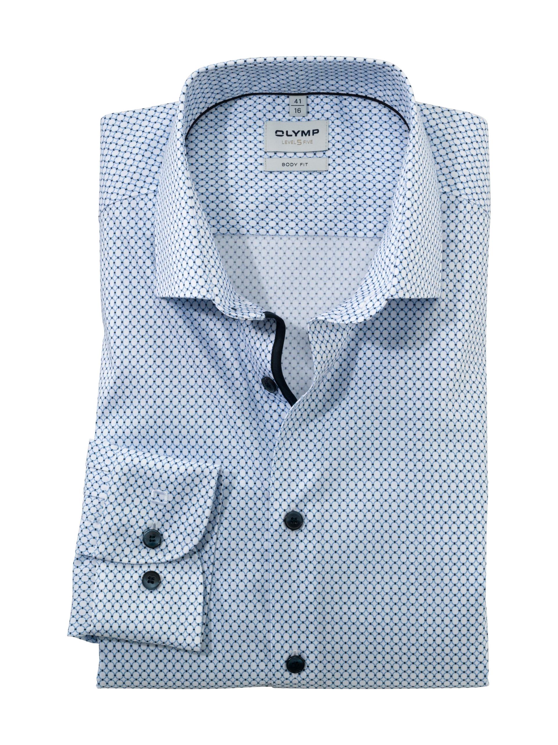 OLYMP Level Five 44 body fit - Bleu