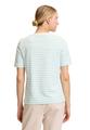 Basic Shirt S Gerade - Cream/mint