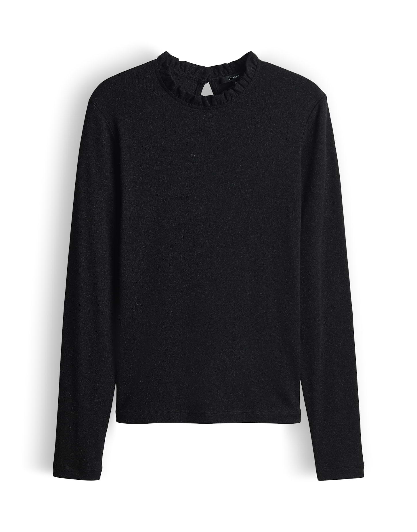 Langarmshirt "Sanba" - Schwarz / 36