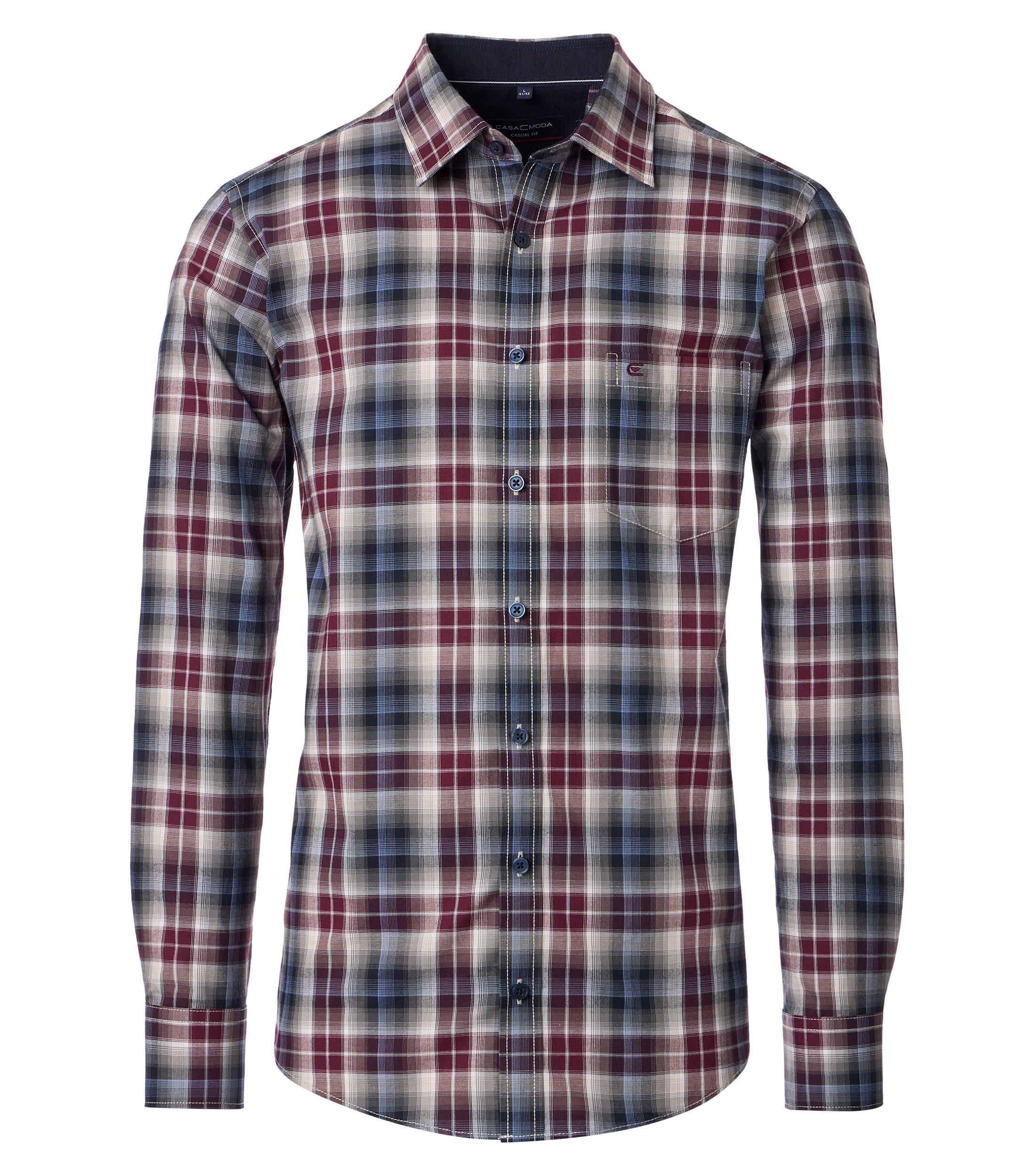 Freizeithemd M Comfort Fit - Rot