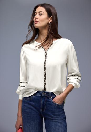 Tunika mit Tape-Details 38 - Off White