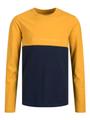 JORCOPENHAGEN BLOCK LS TEE CREW NECK JNR 152 Normal geschnitten - Golden Rod