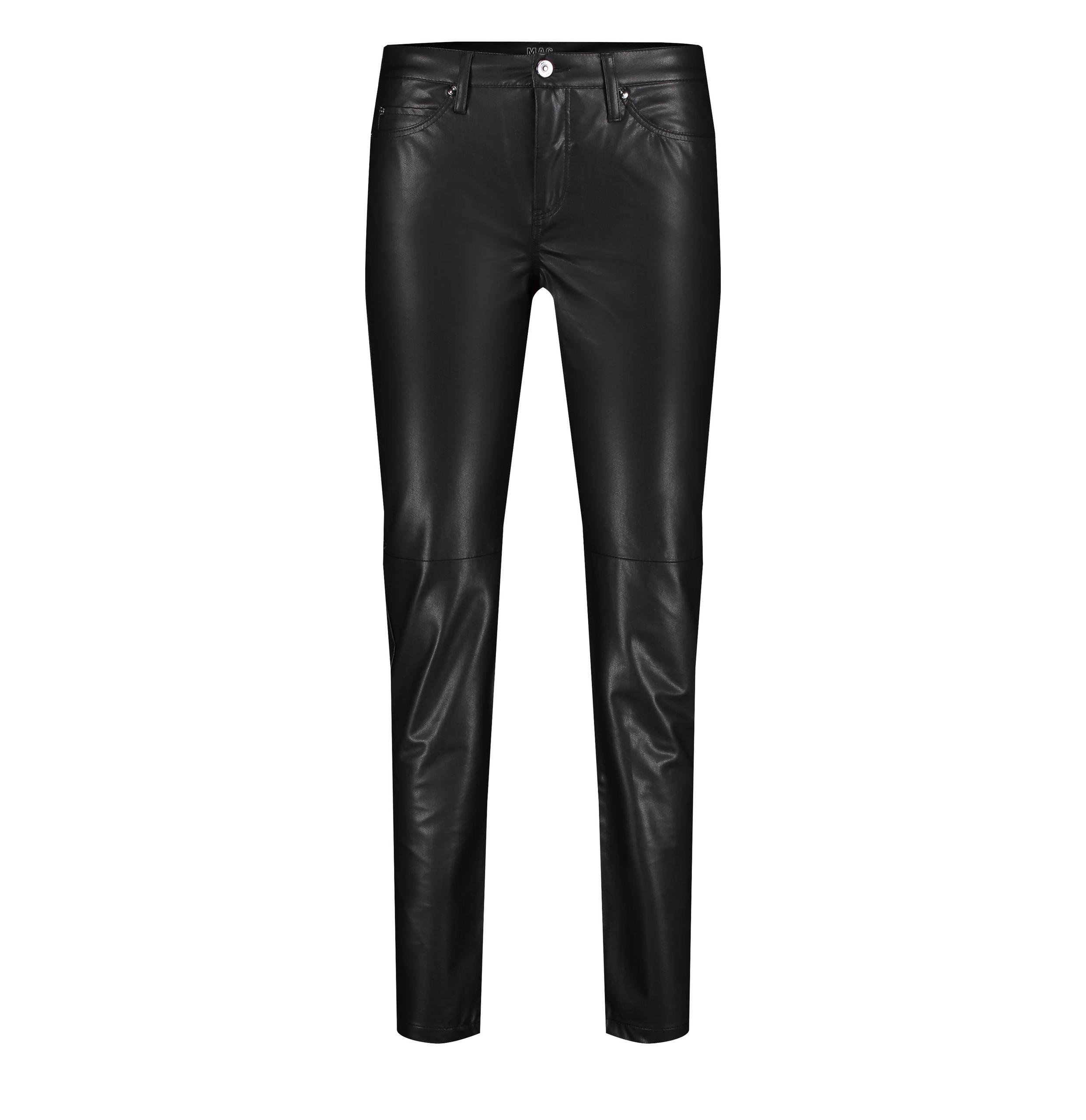 MAC JEANS - SLIM vegan, Light vegan leather 42/30 - Schwarz
