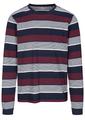 He.-Pyjama Soft Wash XXL - Merlot Stripe/ink