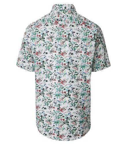 Freizeithemd Kurzarm M Casual Fit - Grün