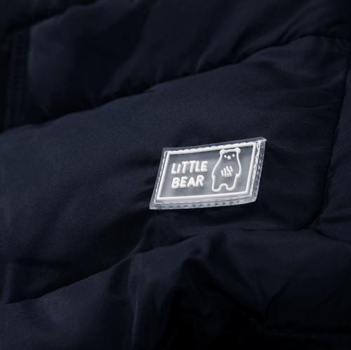 Jacke mit Wording auf der Kapuze 74 bequem - Deep Marine