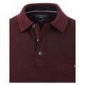 Polo-Shirt Langarm gestreift L - Rot