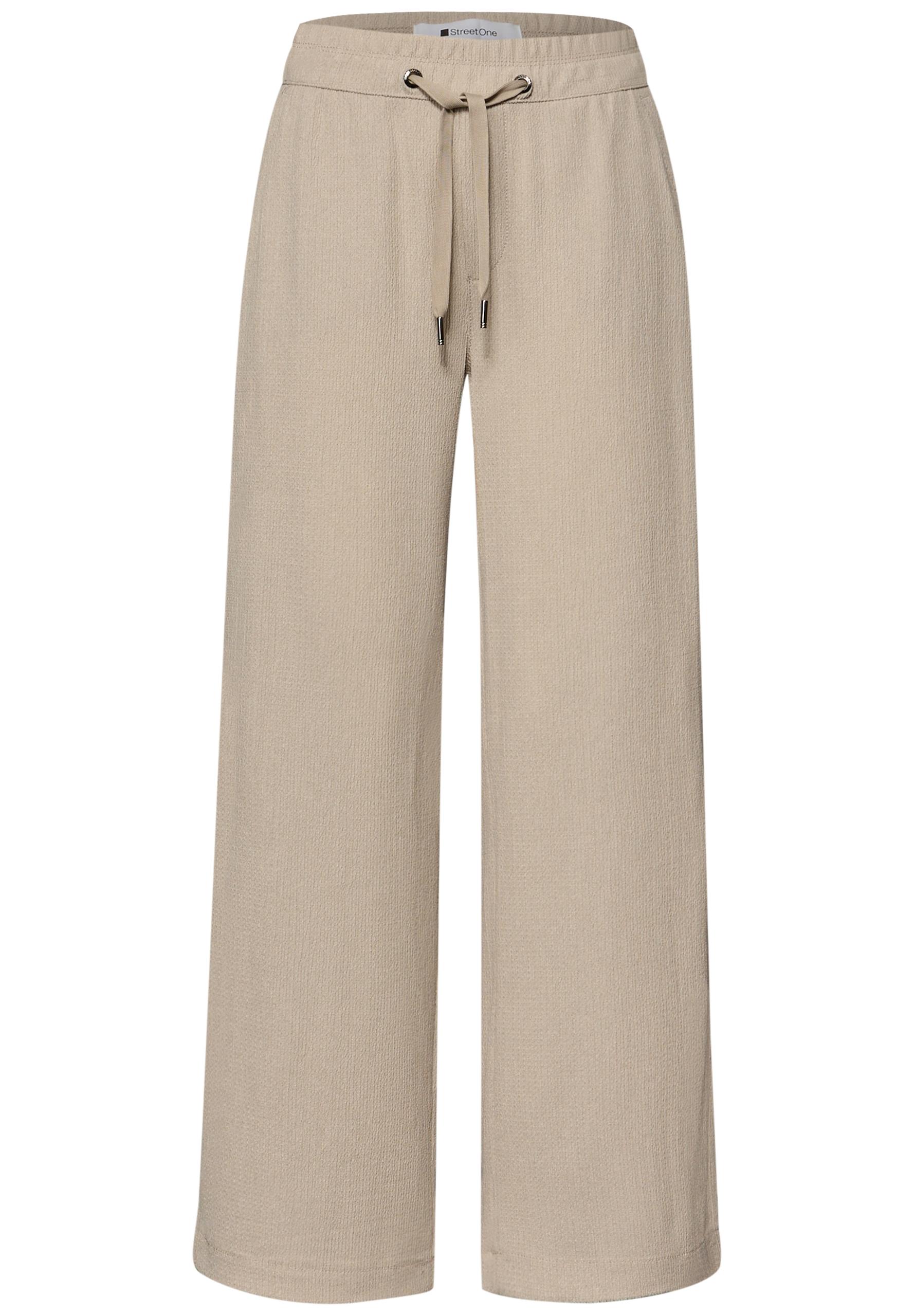 High Waist Wide Leg Hose im Casual Fit 36/30 - Cobble Stone