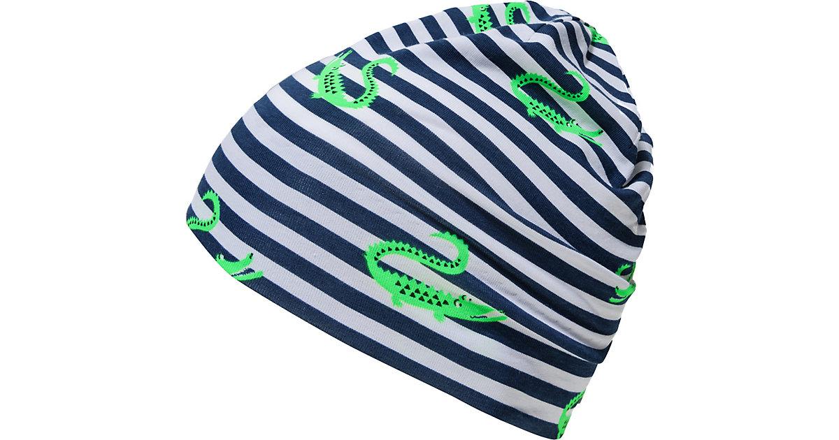 Beanie mit UV-Schutz dunkelblau Gr. 55 Jungen Kinder