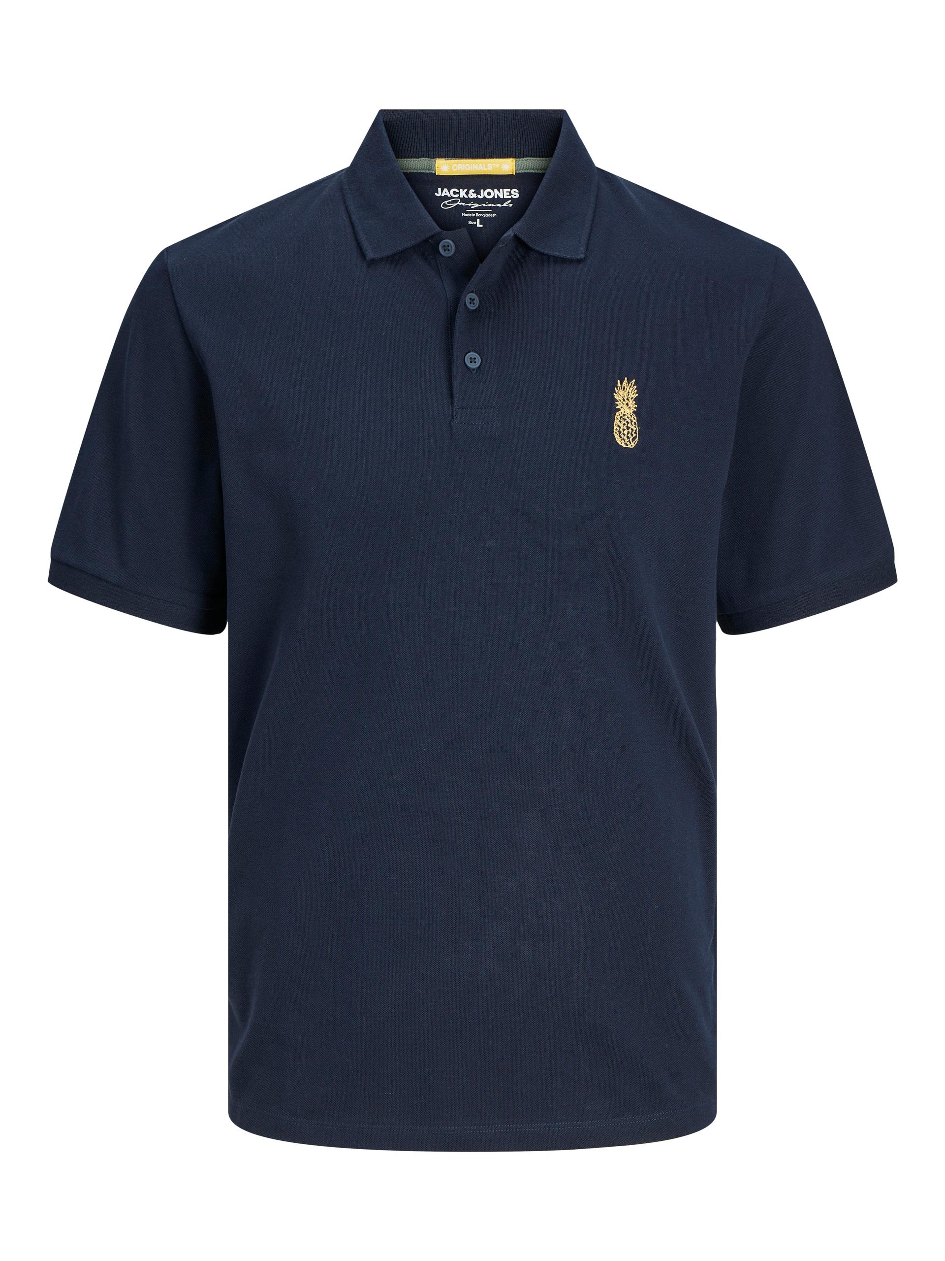 JORPALM EMB POLO SS DUT SMU JNR 164 Normal geschnitten - Sky Captain