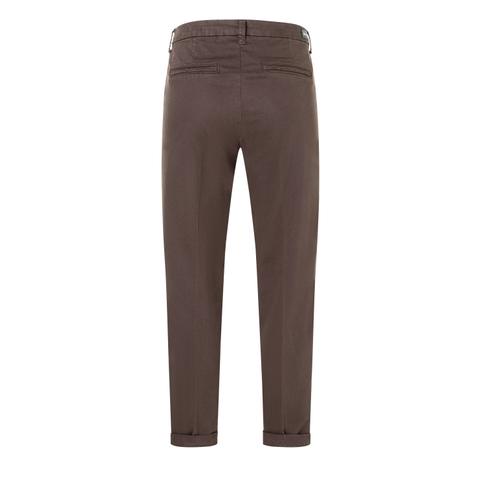 MAC JEANS - CHINO, Premium winter cotton 36/OL Slim Fit - Braun