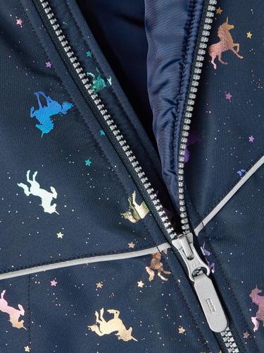 NMFMAXI JACKET FOIL AOP NOOS 98 - Dark Sapphire