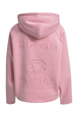 Boxy Hoodie Embroidery XL - Bubblegum