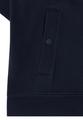 Kurzarm Sweatjacke mit Kapuze