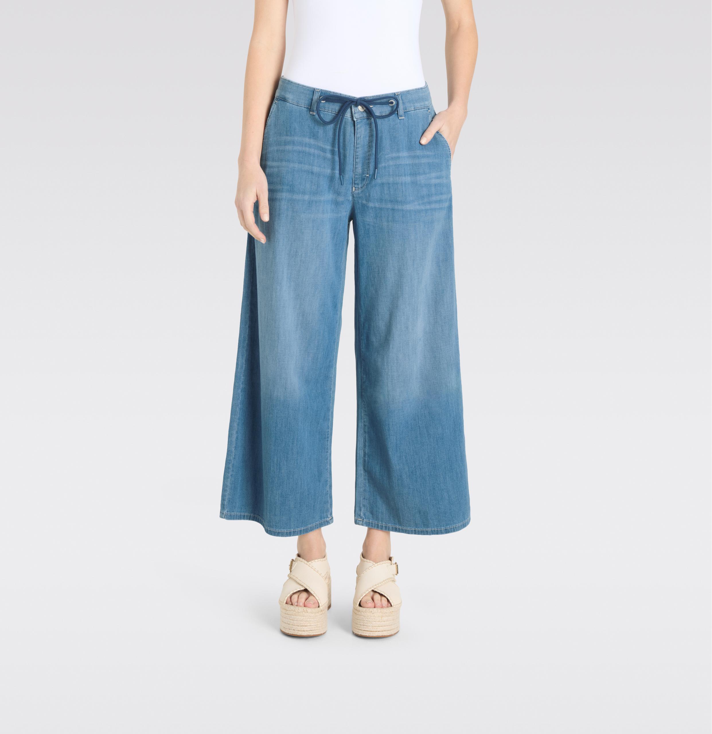 MAC JEANS - CHARLY CHINO, Super light denim 38/OL - Blau
