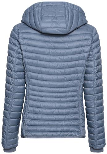 Leichte Steppjacke aus recyceltem Polyamid Blau 46