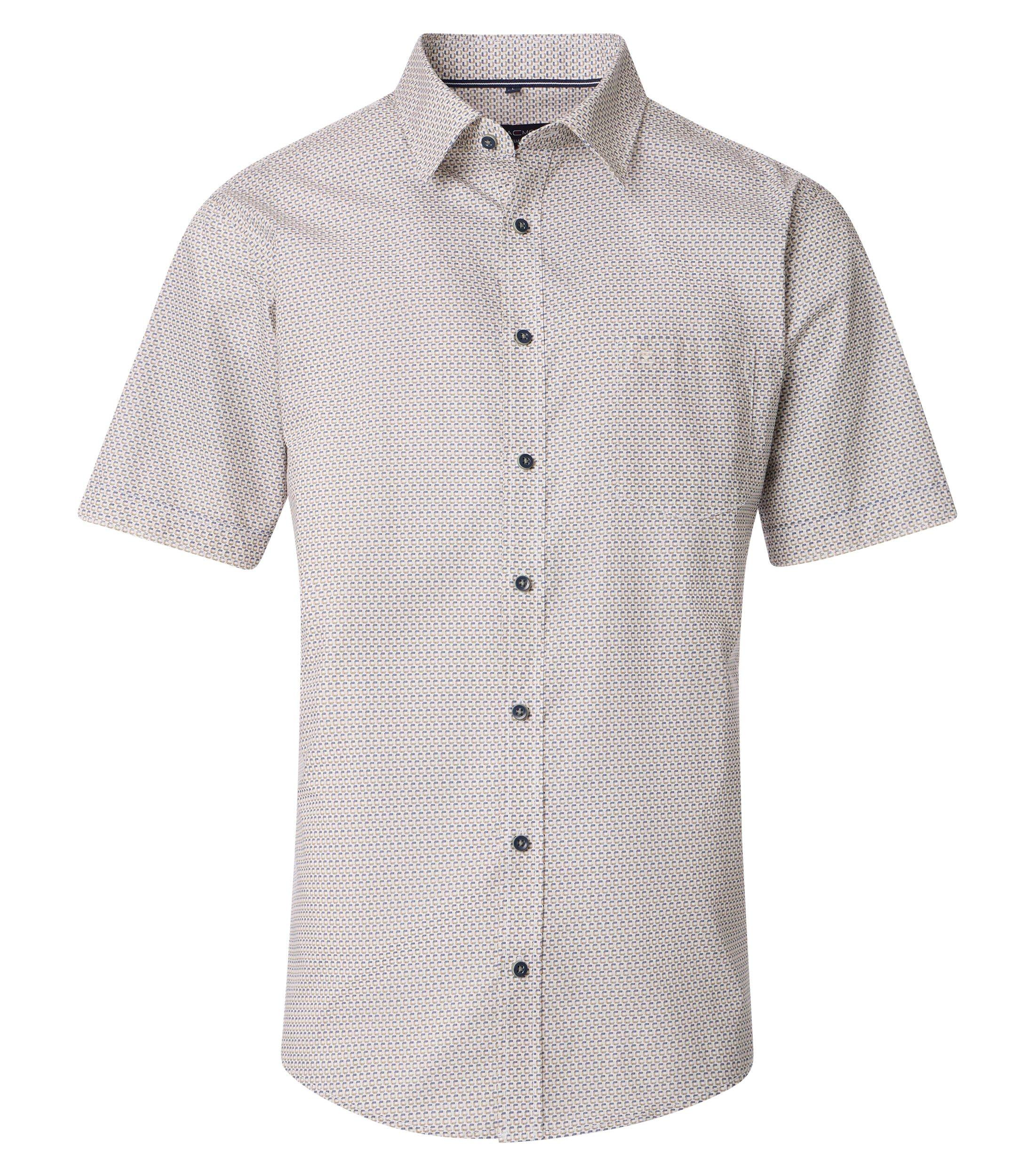 Freizeithemd Kurzarm XL Casual Fit - Grün