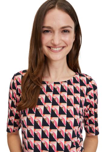 Stufenkleid 38 Gerade - Pink/dark Blue