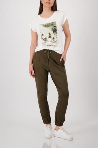 Jogger mit Reißverschlusstasche 40 - Olive