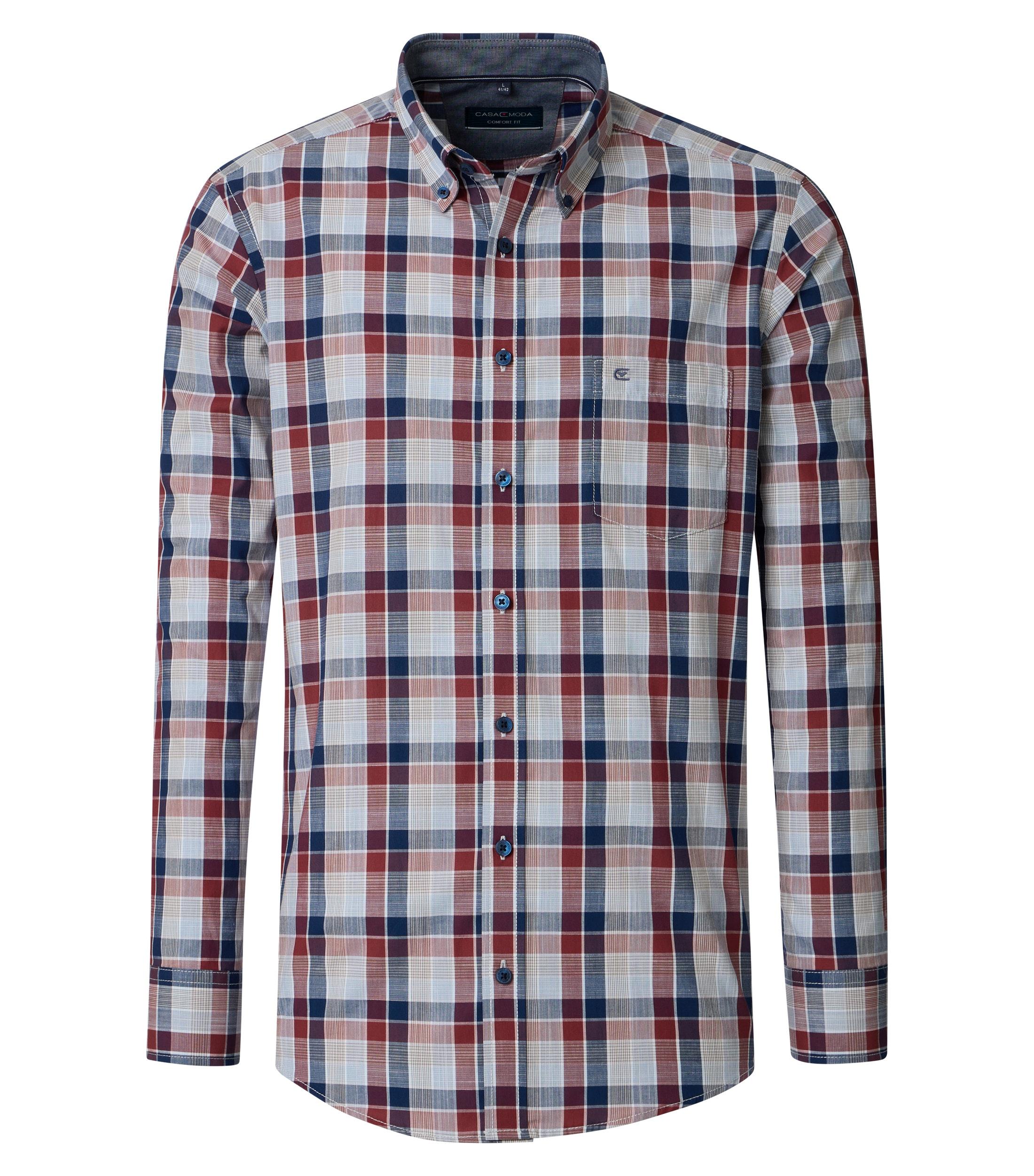 Freizeithemd XL Comfort Fit - Rot