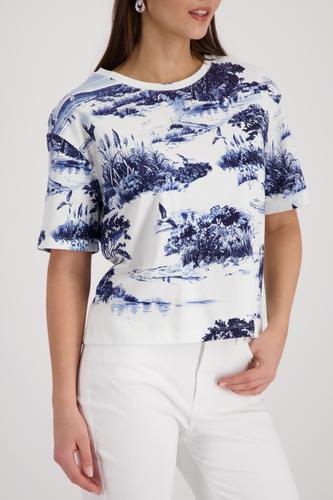 T-Shirt mit Landschaftsdruck