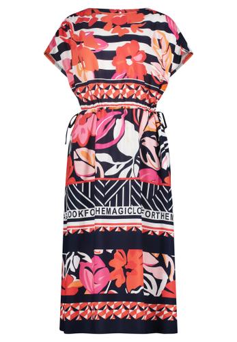 Maxikleid 44 Lässig - Red/dark Blue