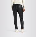 MAC JEANS - FUTURE, Light vegan leather Schwarz 32/OL