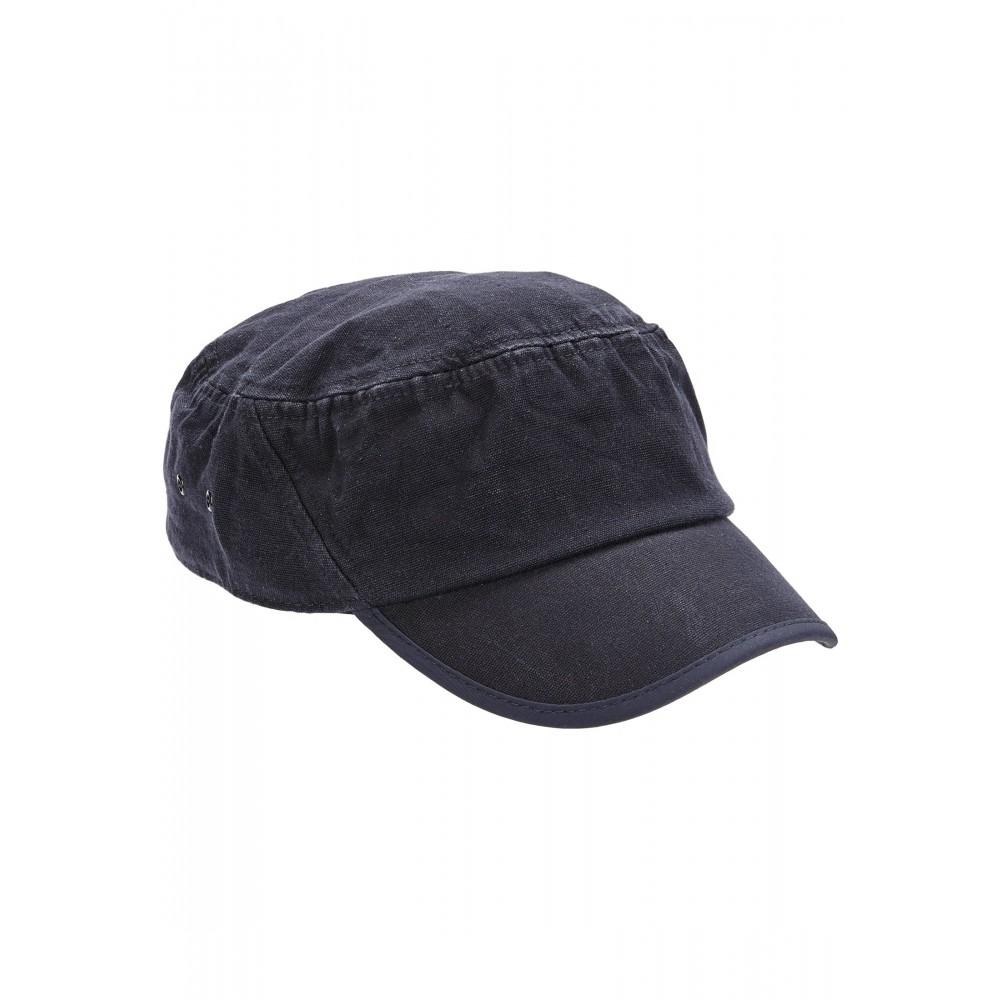 Military Cap aus reiner Baumwolle OS - Indigo