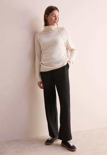 Hose mit Glitzer-Details XS/28 - Black Melange