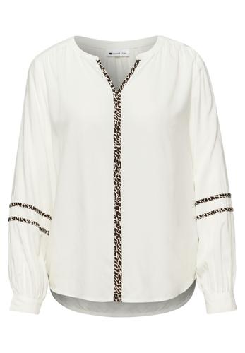Tunika mit Tape-Details 38 - Off White