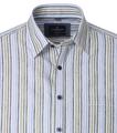 Leinenhemd Kurzarm M Comfort Fit - Blau