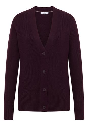 Cardigan mit Strukturdetail