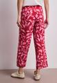 Wide Leg Hose im Loose Fit mit Print 38/7/8 Hosen - Salsa Red
