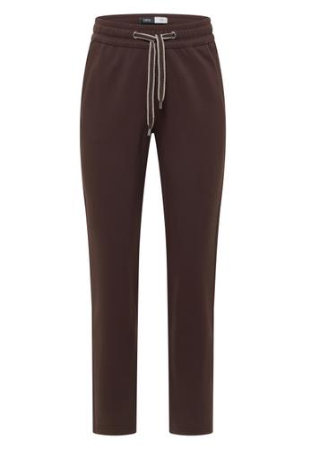 Hose in Unifarbe L/28 - Macchiato Brown