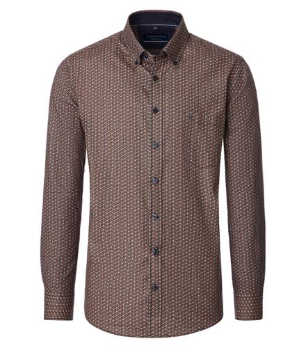 Freizeithemd XL Comfort Fit - Braun