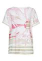 Shirt SUNSET IN PINK mit Knopfleiste 40 - Pink Blush/cream/ecru