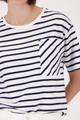 Gestreiftes T-Shirt 42 - Marine Ringel