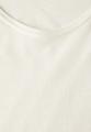 Basic T-Shirt in Unifarbe 42 - Off White