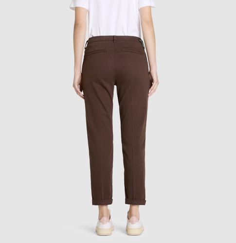 MAC JEANS - CHINO, Premium winter cotton 36/OL Slim Fit - Braun
