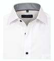 Popeline Hemd uni 39 Modern Fit - Weiss
