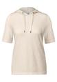 Crepe Hoodie-Shirt S - Light Beige