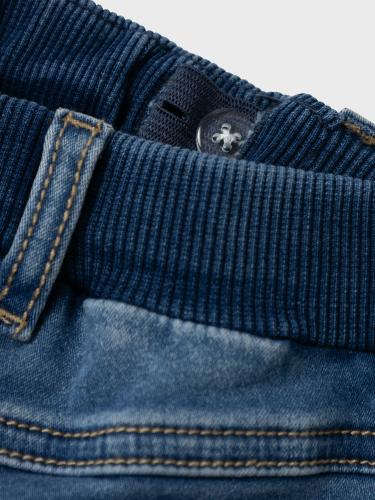 NMMBEN BAGGY R FLEECE JEANS 7330-AN O 92 Übergroß - Medium Blue Denim