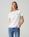 OPUS T-Shirt »Serz« mit kleiner Herz-Stickerei