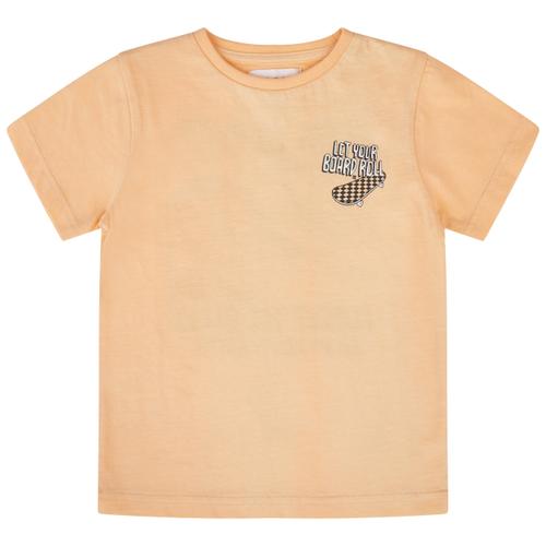 Kn.-T-Shirt 104/110 - Soft Orange