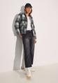 Karierte Jacke L - Mineral Grey Melange