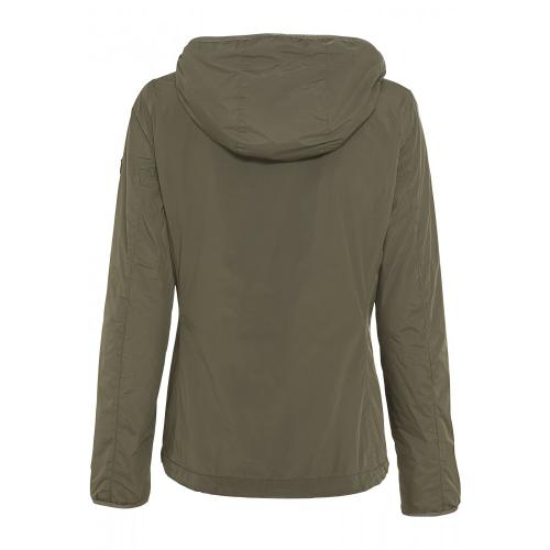 Taillierter Anorak mit Kapuze